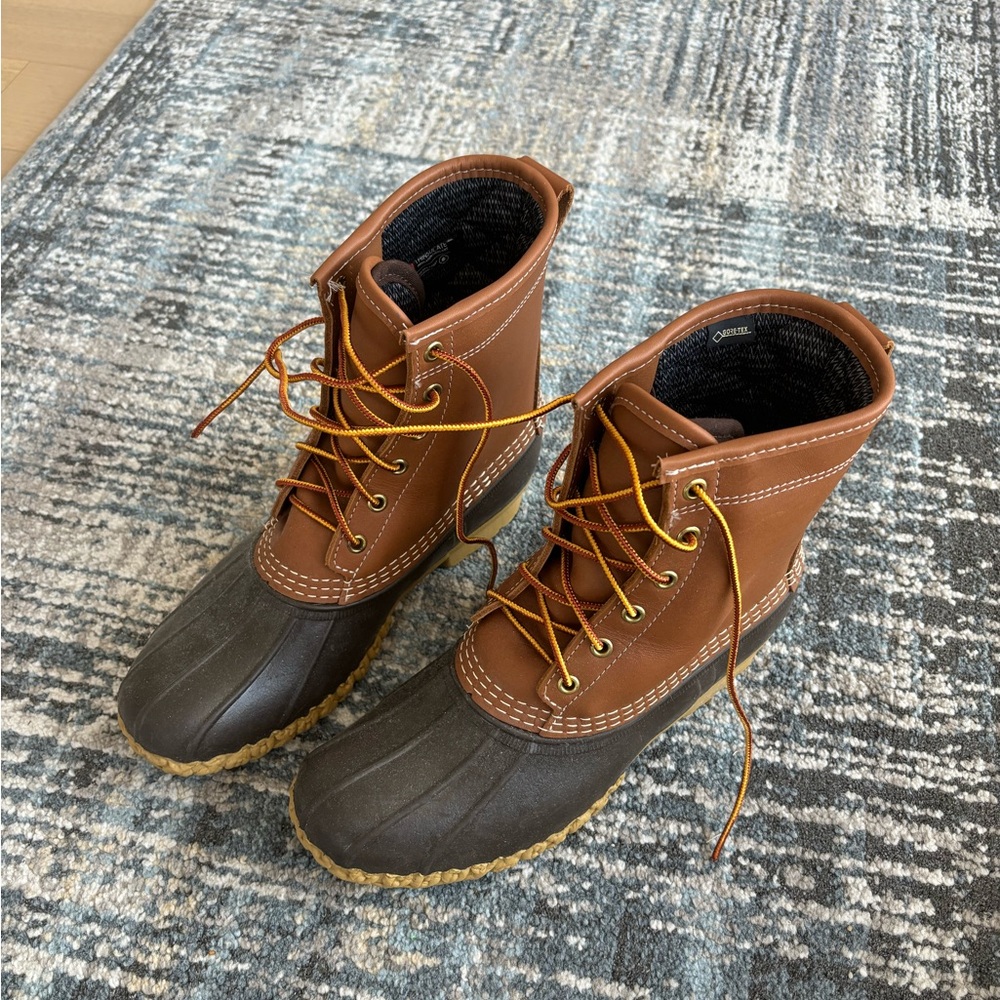 Men’s LL Bean Bean Boots Gore Tex 3M Thinsulate Leather